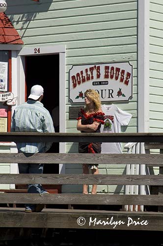 Dolly's House and 'hooker', Creek Street, Ketchikan, AK
