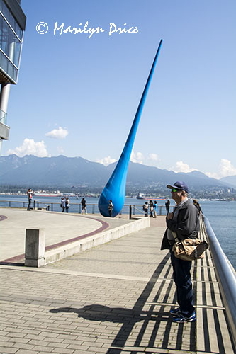 Carl and 'The Drop' at the Vancouver Convention Center, Vancouver, BC