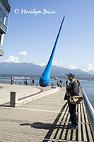 Carl and 'The Drop' at the Vancouver Convention Center, Vancouver, BC