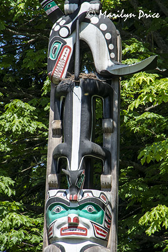 Totem poles at Stanley Park, Vancouver, BC