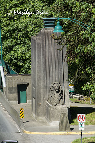 Lions Gate Bridge from overlook, Vancouver, BC