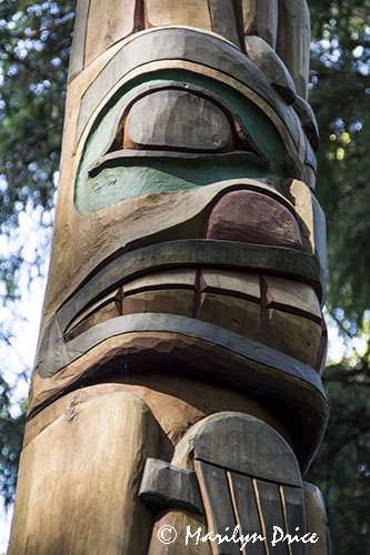 Totem pole, Sitka National Historical Park, Sitka, AK
