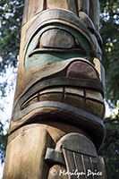 Totem pole, Sitka National Historical Park, Sitka, AK
