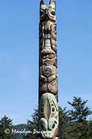 Totem pole, Sitka National Historical Park, Sitka, AK