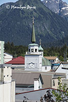 St. Michael's Russian Orthodox Cathedral from Castle Hill, Sitka, AK