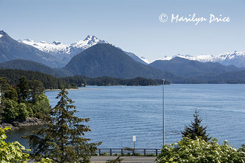 View across Sitka Bay from Castle Hill, Sitka, AK