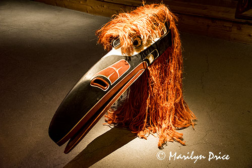 Raven mask, Royal British Columbia Museum, Victoria, BC