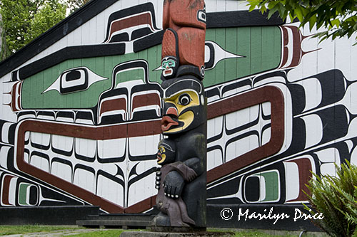 Totem pole, Thunderbird Park, Victoria, BC