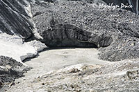 Toe of the Athabasca Glacier, Columbia Ice Fields, Icefields Parkway, AB