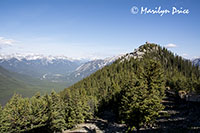 View from the top of Sulphur Mountain Gondola, Banff, AB