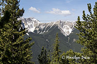 View from the top of Sulphur Mountain Gondola, Banff, AB