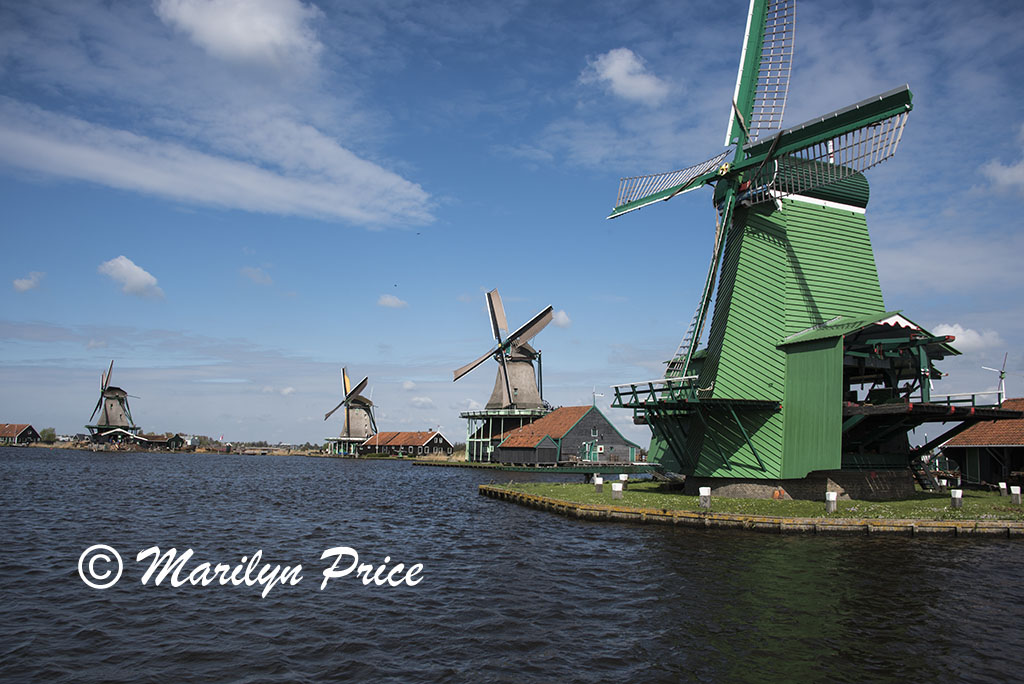 Working windmills, Zaandam, Netherlands