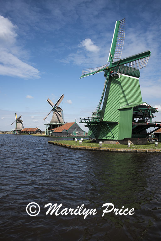 Working windmills, Zaandam, Netherlands