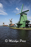Working windmills, Zaandam, Netherlands
