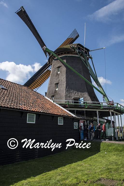 Working windmill, Zaandam, Netherlands