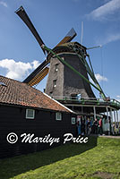 Working windmill, Zaandam, Netherlands