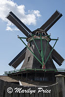 Working windmill, Zaandam, Netherlands