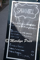 Sign for one of the working windmill, Zaandam, Netherlands