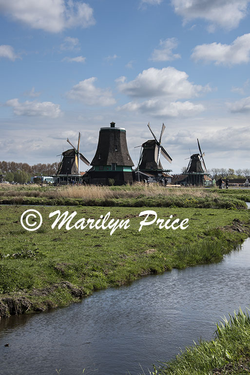 Working windmills, Zaandam, Netherlands