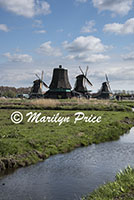 Working windmills, Zaandam, Netherlands