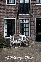 House with bicycle, Hoorn, Netherlands