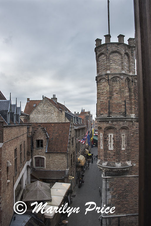 View from my hotel window, Bruges, Belgium