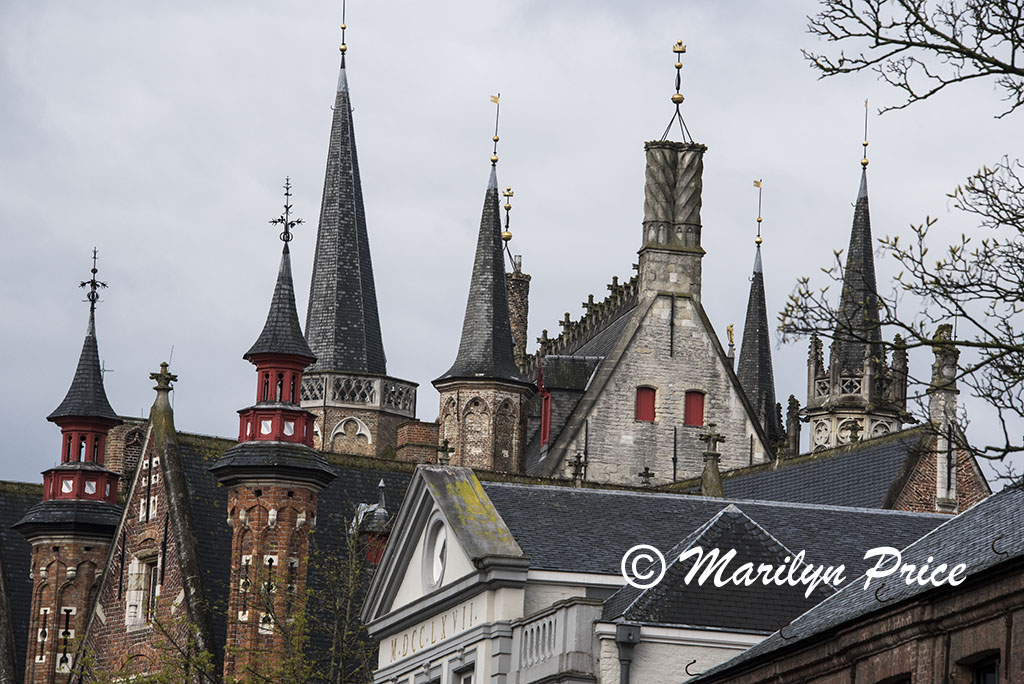 Rooftops, Bruges, Belgium