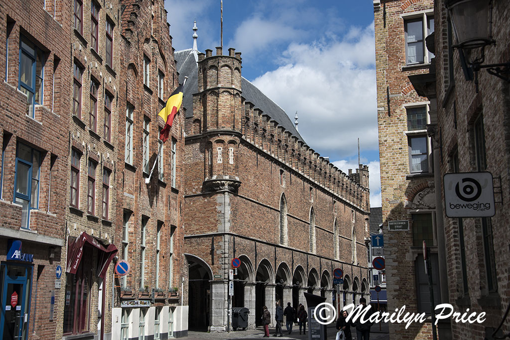 Building across the street from our hotel, Bruges, Belgium