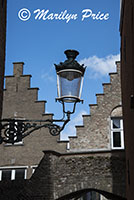 Street lamp, Bruges, Belgium