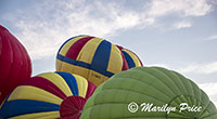 Inflating balloons, International Balloon Fiesta, Albuquerque, NM