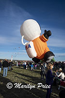Some of the shape balloons join the others at launch, International Balloon Fiesta, Albuquerque, NM