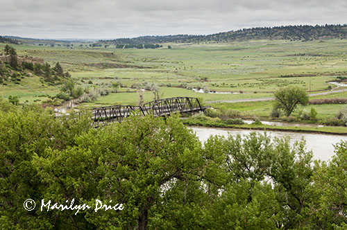 View from the top of Pompey's Pillar, Pompey's Pillar National Monument, MT