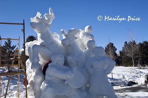 Happy Herdsmen, Budweiser International Snow Sculpture Championships, Breckenridge, CO