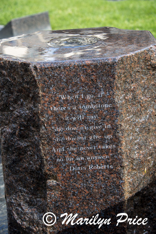 Doris Roberts, Pierce Brothers Westwood Cemetery, Los Angeles, CA