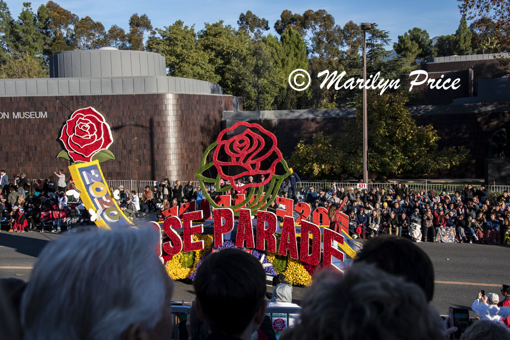 Opening float, Rose Parade, Pasadena, CA