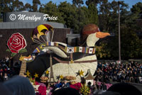 Rotary float (Hope Connects the World), Rose Parade, Pasadena, CA