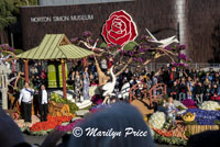Downey Rose Float Assoc float (On the Wings of Hope), Rose Parade, Pasadena, CA