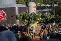Chipotle float (Cultivate the Future of Farming), Rose Parade, Pasadena, CA
