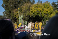 Pasadena float (Years of Hope, Years of Courage), Rose Parade, Pasadena, CA