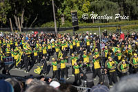 Oregon marching band, Rose Parade, Pasadena, CA