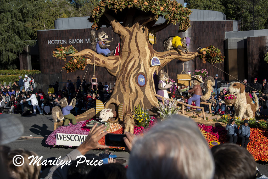 Wescom Credit Union float (Better Together: Hope Creates Community), Rose Parade, Pasadena, CA