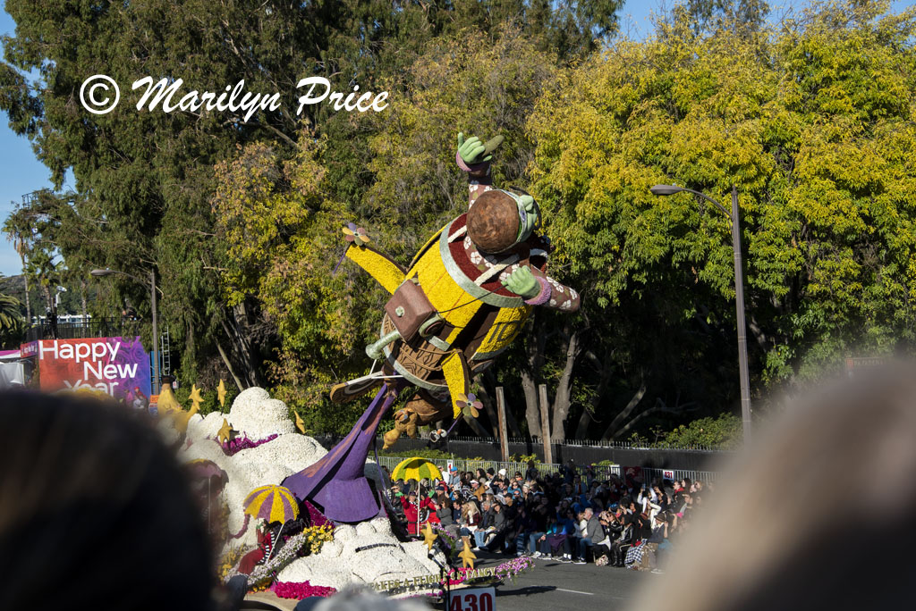 Trader Joe's float (It Takes a Flight of Fancy), Rose Parade, Pasadena, CA