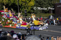Northwestern Mutual float (Spend Your Life Living), Rose Parade, Pasadena, CA