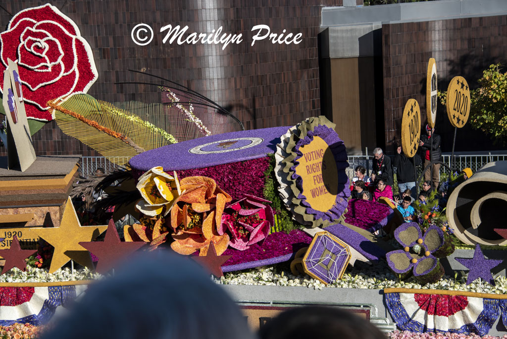 South Pasadena Tournament of Roses Assoc float (Victory at Last), Rose Parade, Pasadena, CA