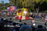 City of Alhambra float (Hope Keeps Us Going), Rose Parade, Pasadena, CA