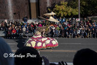 La Canada Flintridge float (Dodo Bird Flight School), Rose Parade, Pasadena, CA