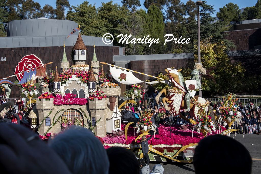 Scan Foundation float (Hope's Heroes: Honoring Caregivers of All Generations), Rose Parade, Pasadena, CA