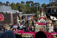 Scan Foundation float (Hope's Heroes: Honoring Caregivers of All Generations), Rose Parade, Pasadena, CA