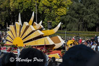 Dole float (Sunshine for All), Rose Parade, Pasadena, CA