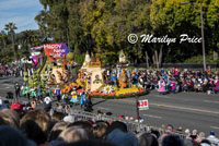 Kaiser Permanente float (Courage to Reimagine), Rose Parade, Pasadena, CA